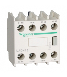 Blok styków pomocniczych wyprzedzających LC1 1NO 3NC zaciski skrzynkowe, LADN13 Schneider Electric