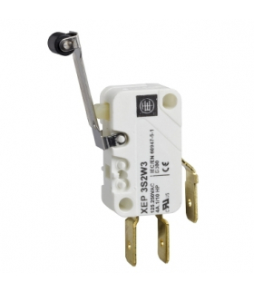 OsiSense XC Miniaturowy wyłącznik krańcowy niska siła utrzymania dźwignia rolkowa etykiety lutownicze, XEP3S2W2B529 Schneider El