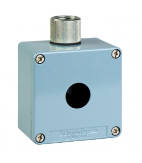 Metalowa, pusta stacja kontrolna, XAPJ - Ø 22 - stop cynkowy, 1 otwór, XAPM1201H2 Schneider Electric