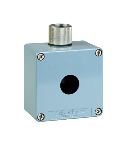 Metalowa, pusta stacja kontrolna, XAPJ - Ø 22 - stop cynkowy, 1 otwór, XAPM1201H2 Schneider Electric