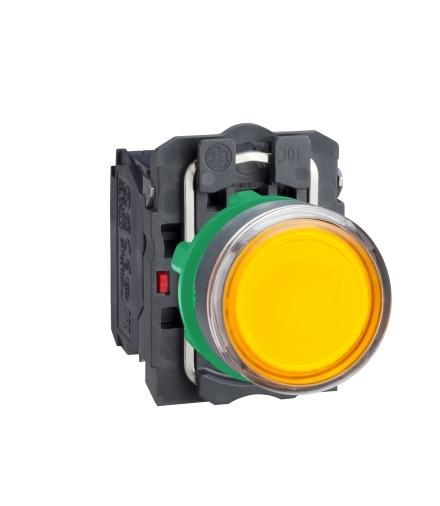 Harmony XB5 Przycisk płaski pomarańczowy LED 24V, XB5AW35B5 Schneider Electric
