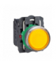 Harmony XB5 Przycisk płaski pomarańczowy LED 24V, XB5AW35B5 Schneider Electric