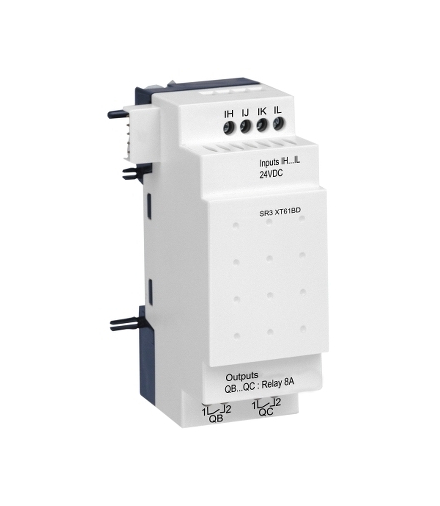 Moduł rozszerzeń WE/WY Zelio Logic 24VDC, SR3XT61BD Schneider Electric