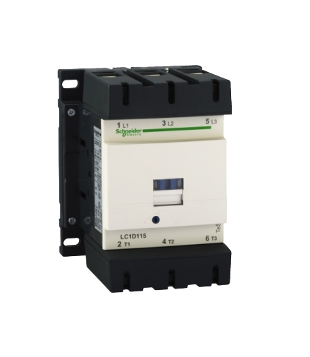 Stycznik mocy TeSys D AC3 115A 3P 1NO 1NC cewka 230V 50/60HZ, LC1D115P7 Schneider Electric
