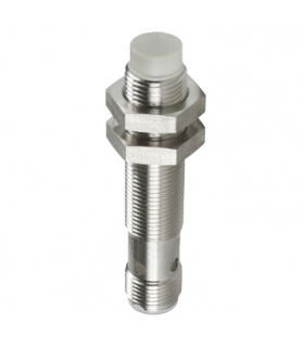 OsiSense XS Czujnik indukcyjny M12 z wyjściem PNP 1NO, 12/48V DC, konektor M12, XS612B4PAM12 Schneider Electric