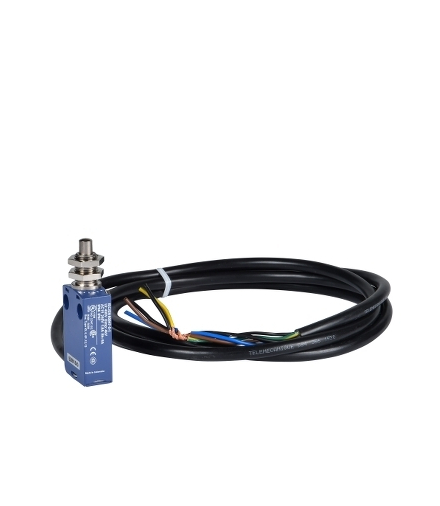 OsiSense XC Łącznik krańcowy M12 z trzpieniem metalowym 1NC+1NO z kablem 1m, XCMD21F0L1 Schneider Electric