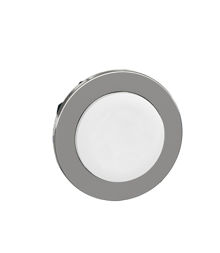 Płaski Biały Przycisk Główka, ZB4FLCUST01 Schneider Electric