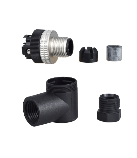 Konektor męski, M12, 4 piny, dławik Pg 7, XZCC12MCM40B Schneider Electric