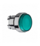 Harmony XB4 Główka przycisku wystającego z samoczynnym powrotem LED zielona metalowa, ZB4BW133 Schneider Electric