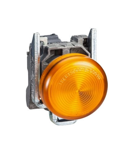 Harmony XB4 Lampka sygnalizacyjna z pomarańczową żarówką, 250V, XB4BV65 Schneider Electric