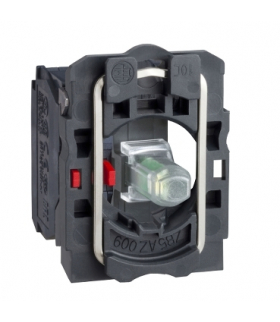 Harmony XB5 Korpus przycisku czerwony LED 24V 1NC, ZB5AW0B42 Schneider Electric