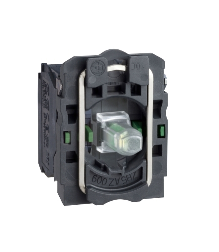 Harmony XB5 Korpus przycisku z elementem świetlnym czerwony LED 24V 2NO bezpośrednie, ZB5AW0B43 Schneider Electric