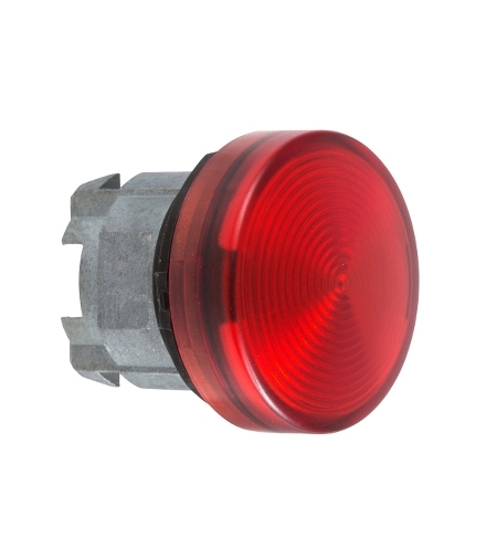 Harmony XB4 Napęd lampki sygnalizacyjnej czerwona LED metalowa karbowana, ZB4BV043S Schneider Electric