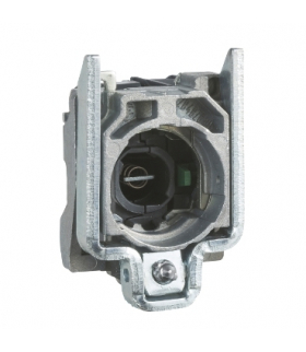 Harmony XB4 Korpus przycisku na element świetlny bez lampki BA9s 250V metalowy 1NC, ZB4BW062 Schneider Electric