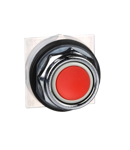 Harmony 9001K Przycisk kryty, Ø30, czerwony, 2 pozycyjny, samopowrotny, metalowy, ośmiokątny, 9001KR1R Schneider Electric