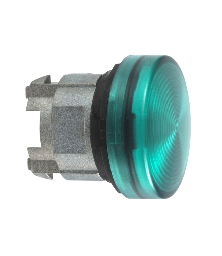 Harmony XB4 Napęd lampki sygnalizacyjnej zielona LED metalowa karbowana, ZB4BV033S Schneider Electric