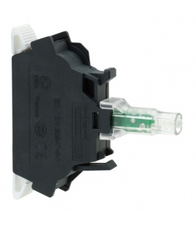 Harmony XB4 Zestaw świetlny Ø22 zielony LED 230/240V standardowy zaciski sprężynowe, ZBVM35 Schneider Electric