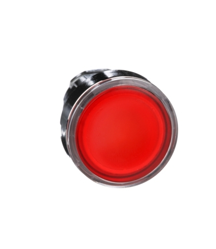 Harmony XB4 Główka przycisku płaskiego z samopowrotem, czerwona metalowa, ZB4BW343 Schneider Electric