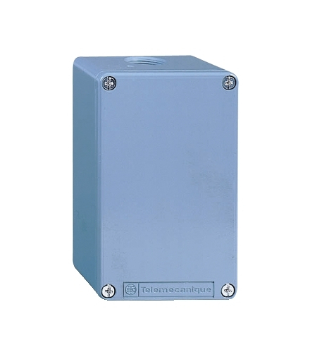 Harmony XAPS Pusta kaseta sterująca bez otworów niebieska 80x130mm cynkowana, XAPM24H29 Schneider Electric