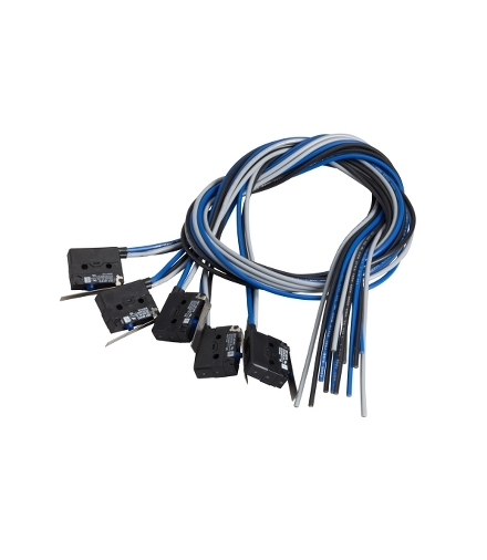 OsiSense XC Miniaturowy wyłącznik krańcowy płaska dźwignia kabel 0.5 m, XEP4E1FDA326 Schneider Electric