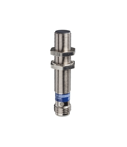 OsiSense XS Czujnik indukcyjny M12 z wyjściem PNP 1NO, 12/24V DC, konektor M12, XS512BSDAM12 Schneider Electric