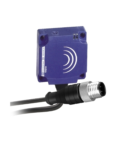 OsiSense XS Czujnik indukcyjny płaski 1NO, 24/240V AC/DC, konektor 1/2"20 UNF, XS8C1A1MAL01U20 Schneider Electric