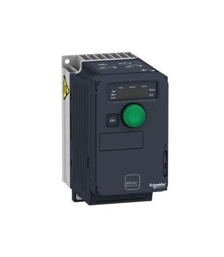 Przemiennik częstotliwości ATV320 3 fazowe 200/240VAC 50/60Hz 0.37kW 3.3A IP20, ATV320U04M3C Schneider Electric