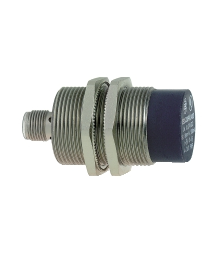 OsiSense XS Czujnik indukcyjny M30 z wyjściem PNP 1NO, 12/48V DC, konektor M12, XS630B4PAM12 Schneider Electric
