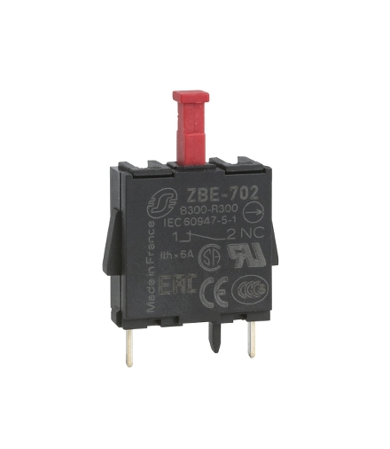 Harmony XB4 Pojedynczy blok styków Ø22, ZBE702 Schneider Electric