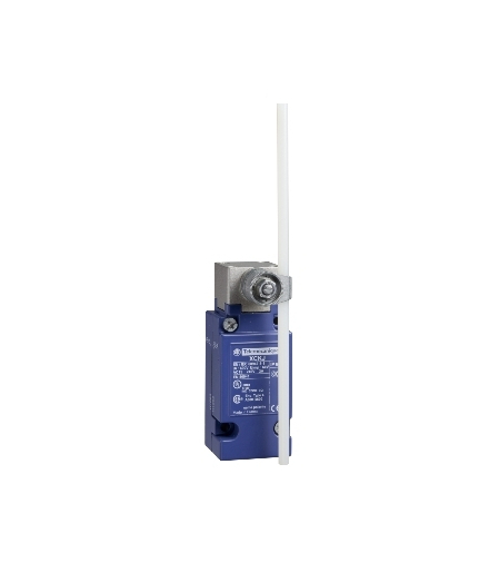 OsiSense XC Łącznik krańcowy dźwignia z okrągłyym prętem Ø6 1 styk C/O konektor M20, XCKJ110559H29 Schneider Electric