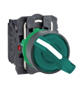 Harmony XB5 Przełącznik 2 pozycyjny zielony LED 230/240V, XB5AK123M5 Schneider Electric