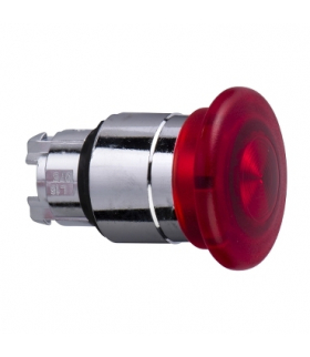 Harmony XB4 Napęd przycisku grzybkowego Ø40 czerwony samopowrotny LED metalowy, ZB4BW443 Schneider Electric