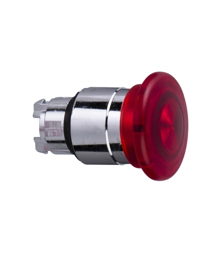 Harmony XB4 Napęd przycisku grzybkowego Ø40 czerwony samopowrotny LED metalowy, ZB4BW443 Schneider Electric