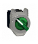 Harmony XB4 Przełącznik podświetlany zlicowany metal zielony Ø30 3 pozycyjny stabilny 110...120 V AC 1 NO + 1 NC, XB4FK133G5 Sch