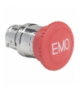 Harmony XB4 Główka przycisku do awaryjnego zatrzymania, Obrót, Czerwona, 40 mm, "EMO", Metal, ZB4BS84430 Schneider Electric