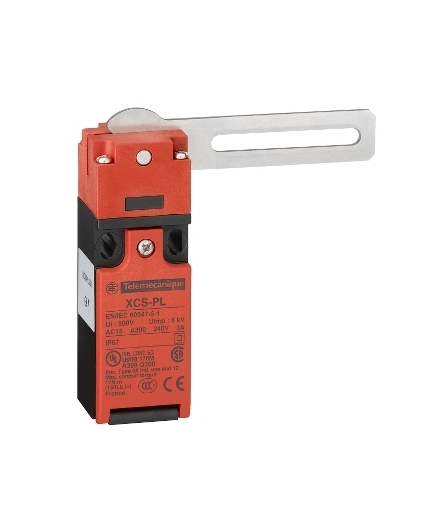 Preventa XCS Łącznik krańcowy bezpieczeństwa dźwignia prosta, 2NC, dławik Pg 11, XCSPL761 Schneider Electric