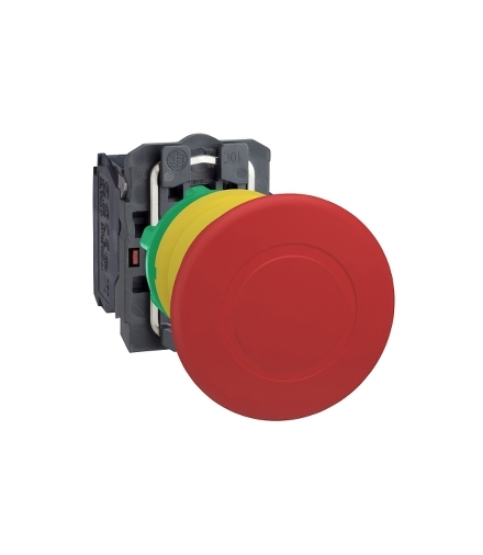 Harmony XB5 Przycisk stop awaryjny Ø40 czerwony plastikowy, XB5AS8444 Schneider Electric