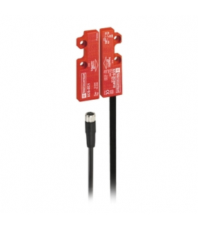 Preventa XCS Łącznik kodowany magnetycznie 2NC, 24V DC, konektor M8, XCSDMC790L01M8 Schneider Electric