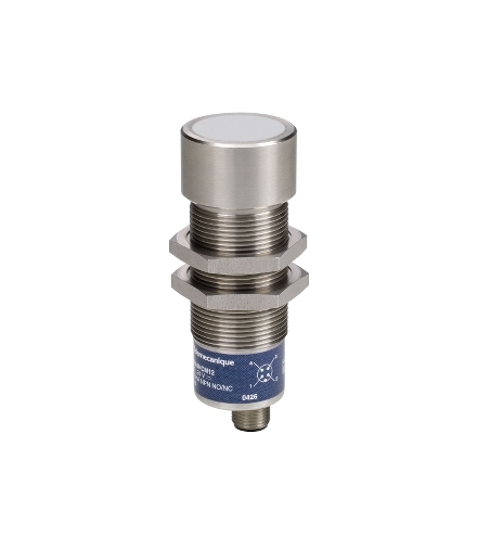 OsiSense XX Czujnik ultradzźwiękowy M30 stal nierdzewna odbiciowy Sn 1m 1NO+1NC M12, XX630S1NCM12 Schneider Electric