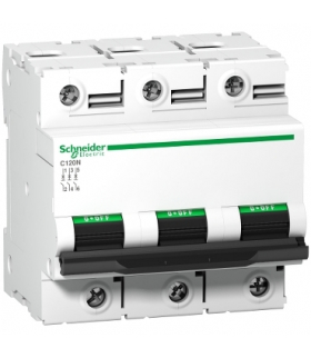 Wyłącznik nadprądowy Acti9 C120N-C100-3 C 100A 3-biegunowy, A9N18367 Schneider Electric