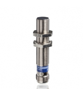OsiSense XS Czujnik indukcyjny M12 z wyjściem NPN 1NO, 12/48V DC, konektor M12, XS512BLNAM12 Schneider Electric