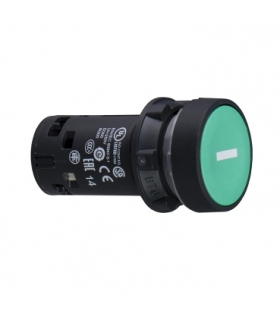 Harmony XB7 Przycisk płaski zielony z samoczynnym powrotem, XB7NA3131 Schneider Electric