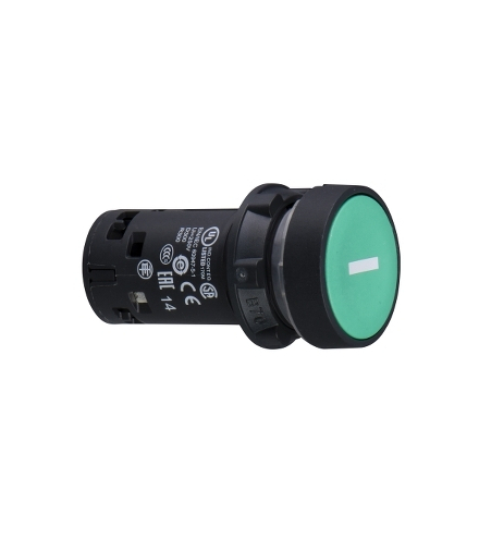 Harmony XB7 Przycisk płaski zielony z samoczynnym powrotem, XB7NA3131 Schneider Electric