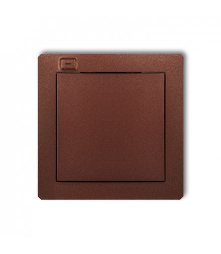 DECO Nadajnik 1-klawiszowy 2-kanałowy z czujnikiem temperatury do systemu Exta Life Karlik 9DEL-1