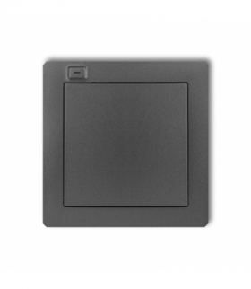 DECO Nadajnik 1-klawiszowy 2-kanałowy z czujnikiem temperatury do systemu Exta Life Karlik 11DEL-1