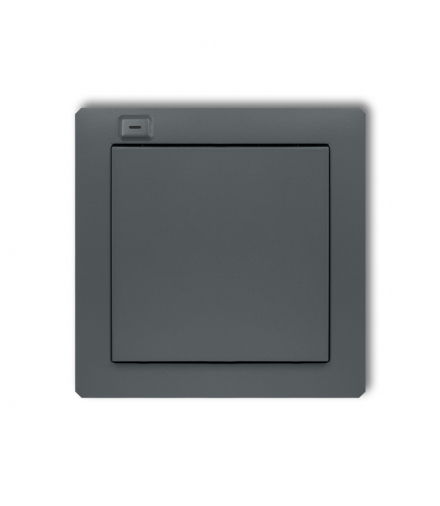 DECO Nadajnik 1-klawiszowy 2-kanałowy z czujnikiem temperatury do systemu Exta Life Karlik 28DEL-1