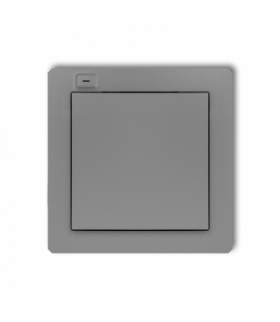 DECO Nadajnik 1-klawiszowy 2-kanałowy z czujnikiem temperatury do systemu Exta Life Karlik 27DEL-1