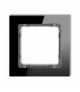 DECO Ramka modułowa niestandardowa (1 moduł) - efekt szkła (ramka czarna, spód grafitowy) Karlik 12-11-DRSMN-1