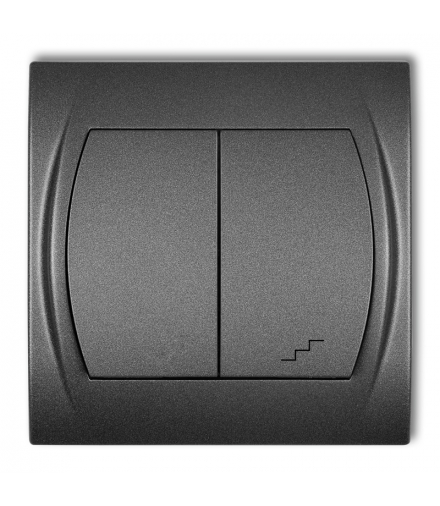 LOGO Łącznik jednobiegunowy ze schodowym (wspólne zasilanie) Karlik 11LWP-10.1