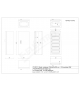Szafa metalowa 1200x600x250 mm - 156 modułów IP66 / 6 rzędów po 26 modułów F1.0216